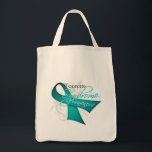 Scroll Ribbon - Tourette Syndrome Awareness Tote Bag<br><div class="desc"></div>
