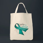 Scroll Ribbon - Tourette Syndrome Awareness Tote Bag<br><div class="desc"></div>