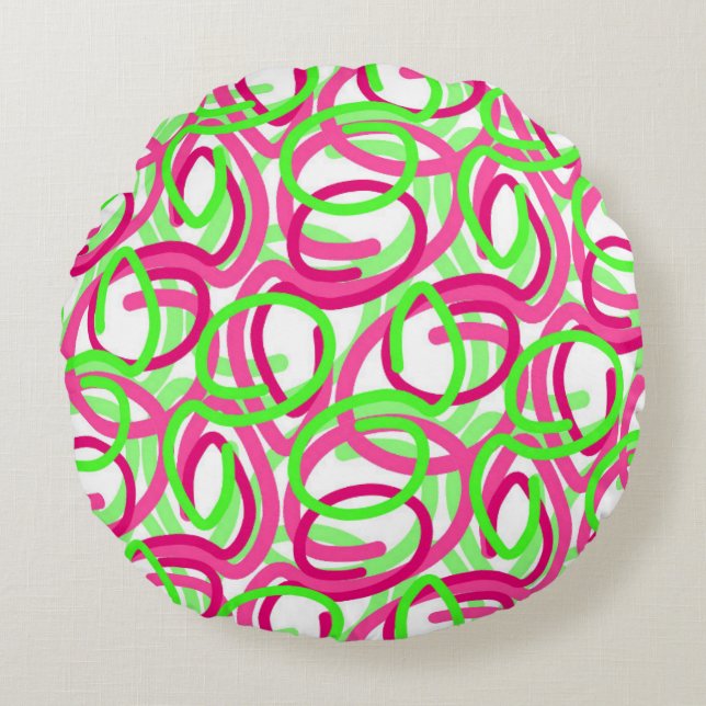 Scroll Round Cushion (Front)