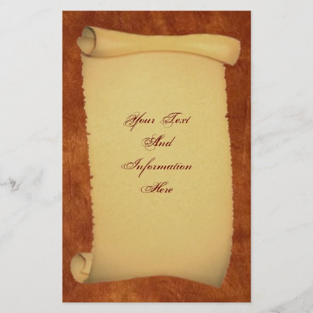 Scroll Stationery (Front)