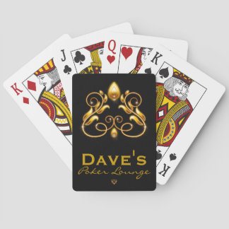 Scrolled Spade Playing Cards