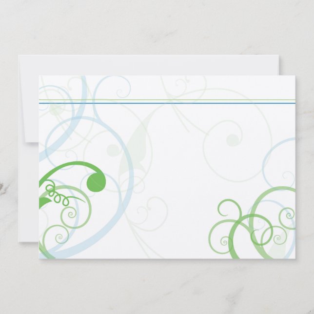 Scrolling Around Invitation (Front)