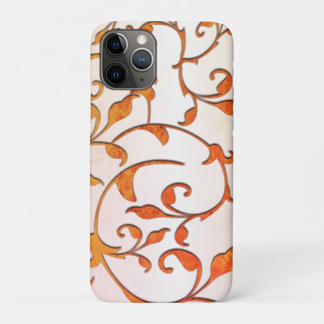 Scrolling Rust Case-Mate iPhone Case (Back)
