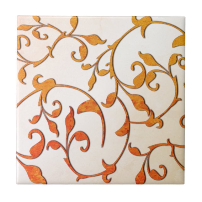 Scrolling Rust Tile (Front)