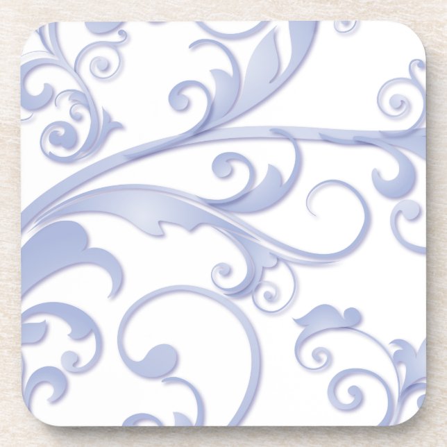 Scrolling Swirls Coaster (Front)