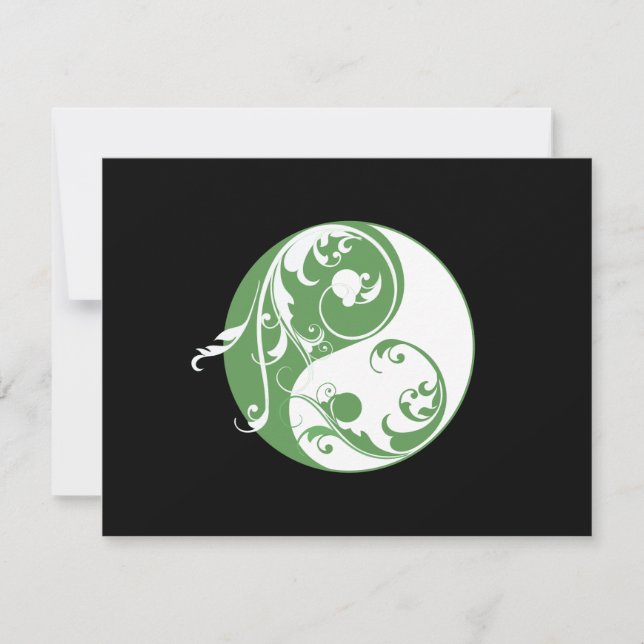 Scrolling Yin & Yang (green) (Front)