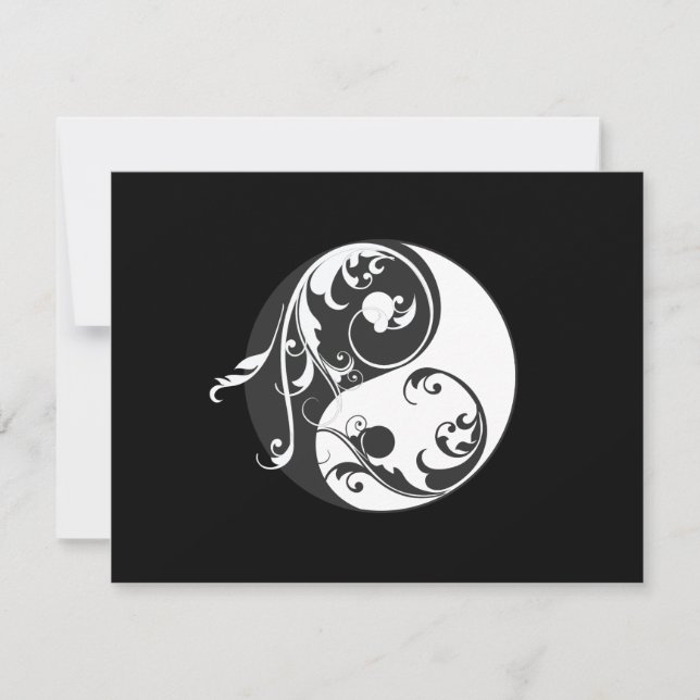 Scrolling Yin Yang Symbol (black) (Front)