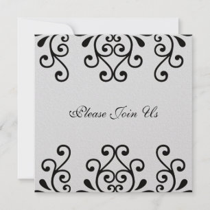 Scrollwork Invitation