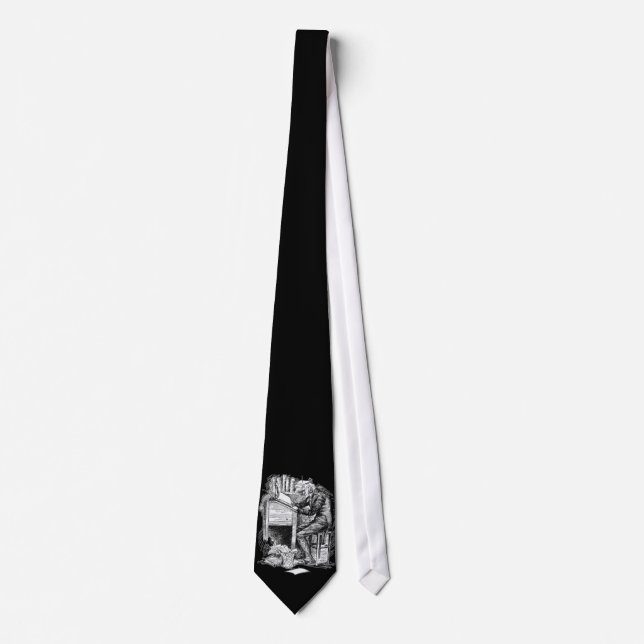 Scrooge at His Desk Tie (Front)