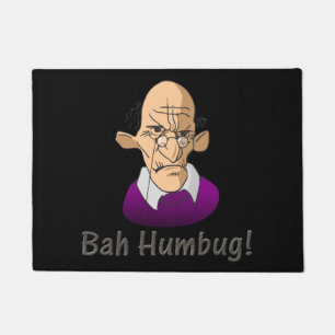 scrooge bah humbug doormat