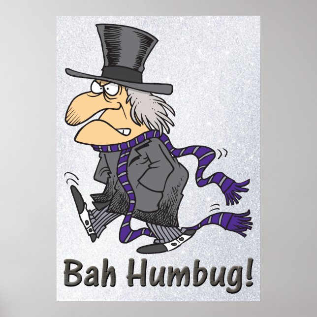 Scrooge & Bah Humbug Poster (Front)