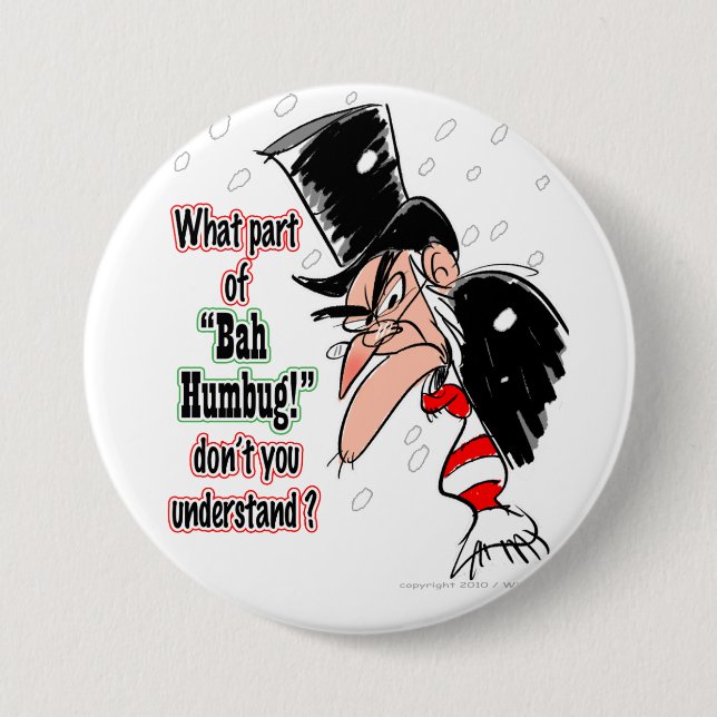"Scrooge" button (Front)