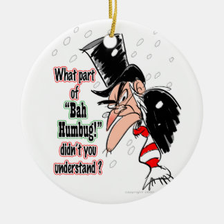 SCROOGE CERAMIC TREE DECORATION