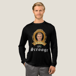 SCROOGE Image-Text Personalised Christmas Gifting Tri-Blend Shirt