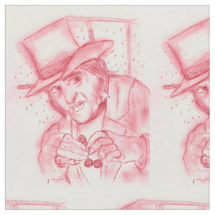Scrooge in Red Fabric