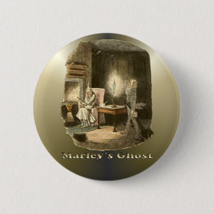 Scrooge of Christmas - A Christmas Carol 6 Cm Round Badge