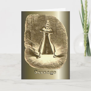 Scrooge of Christmas - A Christmas Carol Holiday Card
