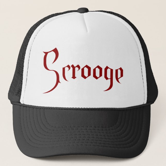 Scrooge Trucker Hat (Front)