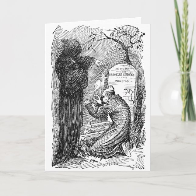 Scrooge's Grave Holiday Card (Front)