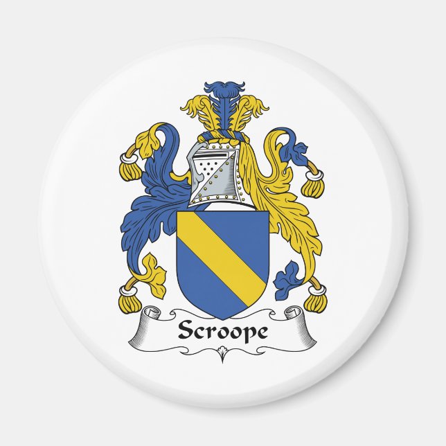 Scroope Family Crest Magnet (Front)