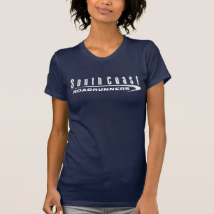 SCRR Women's Dark Short Sleeve Shirt White Logo
