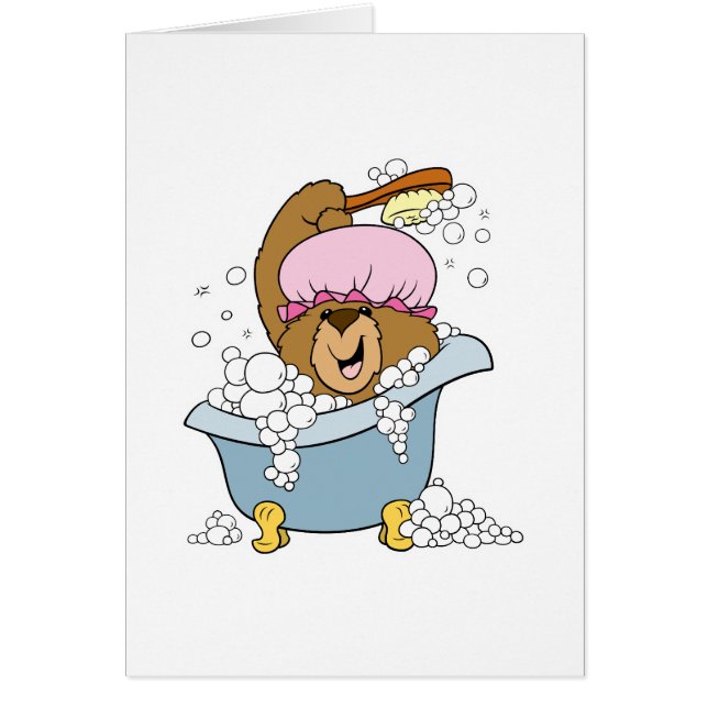 Scrub a Dub Bath Time Bear (Front)