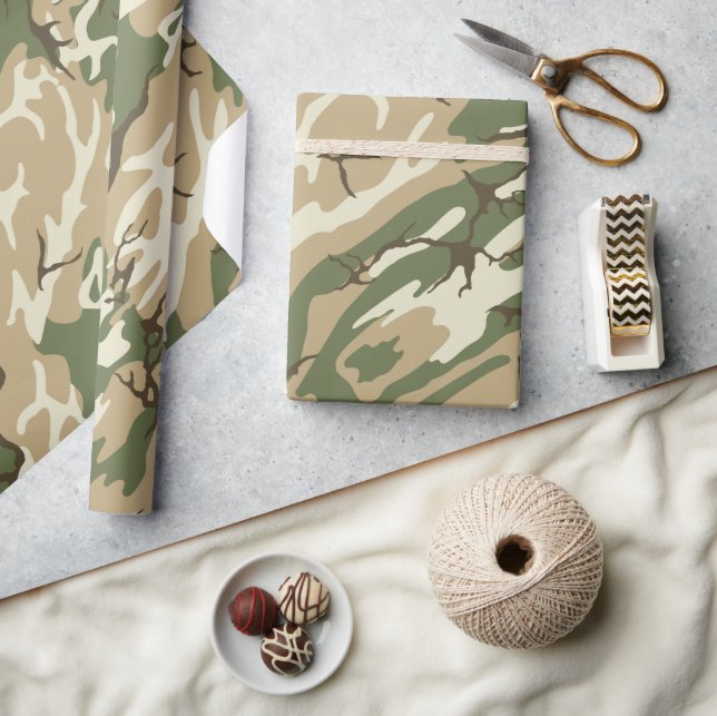 Scrub Camo Wrapping Paper (Crafts)