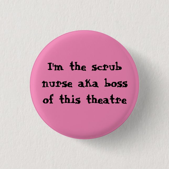 Scrub nurse badge (Front)