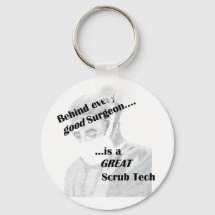 Scrub Tech Key Ring