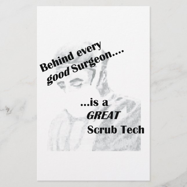 Scrub Tech Stationery (Front)