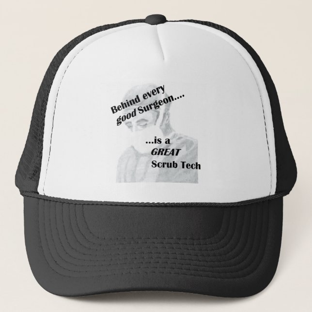 Scrub Tech Trucker Hat (Front)