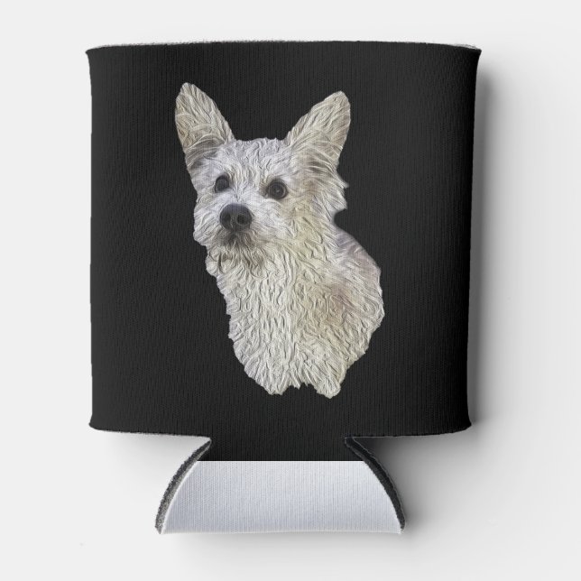 Scruffy Dog Coozie (Front)