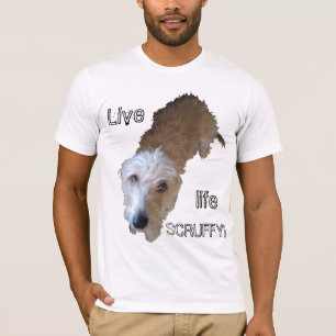 Scruffy Dog 'Live life SCRUFFY!' Adult Basic Tee