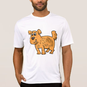 Scruffy Orange Puppy Dog T-Shirt