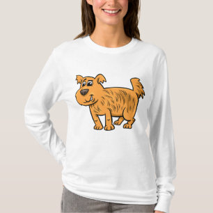 Scruffy Orange Puppy Dog T-Shirt
