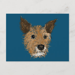 scruffy pups postcard