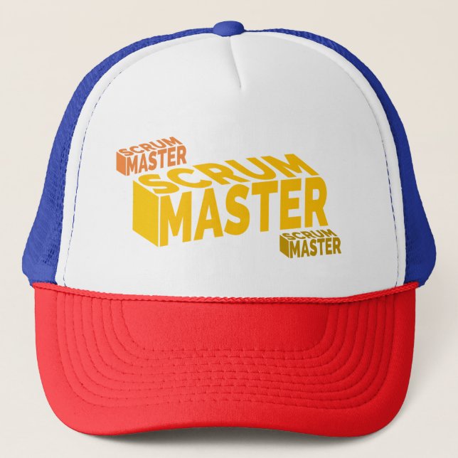 Scrum Master Building Blocks Trucker Hat (Front)