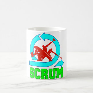 Scrum Mug - Workers and the Agile Symbol