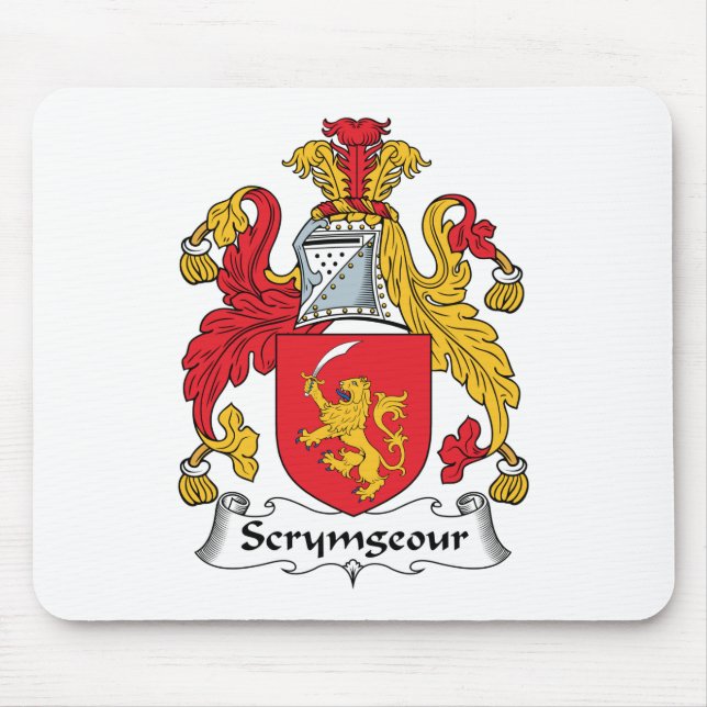 Scrymgeour Family Crest Mouse Pad (Front)
