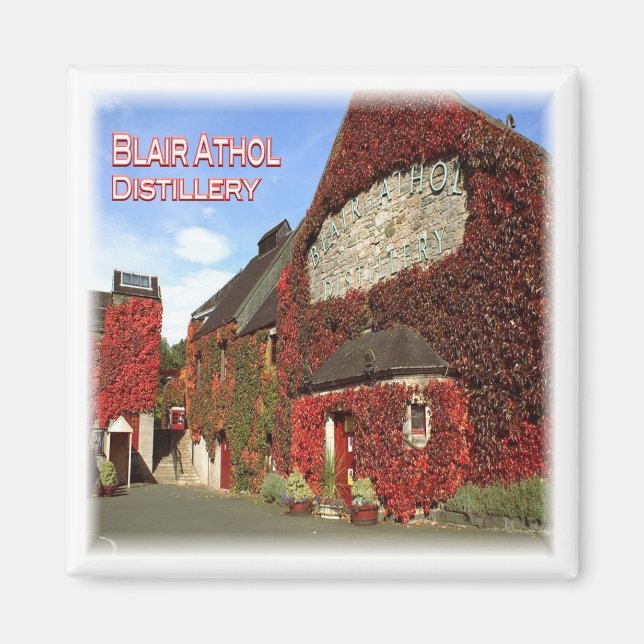 SCT012 PITLOCHRY Blair Athol Distillery Scotland,  Magnet (Front)