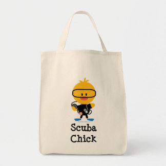 Scuba Chick Tote Bag