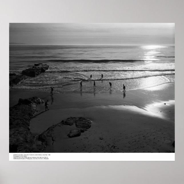 SCUBA Class, into sun, December 1966 Poster (Front)