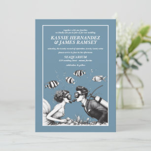 Scuba Couple Wedding Invitation