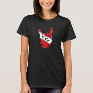 Scuba Dive accessories - Dive Flag Rock On Scuba D T-Shirt