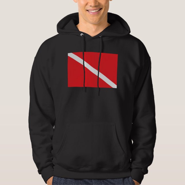 SCUBA Dive Flag Dark Sweatshirt (Front)