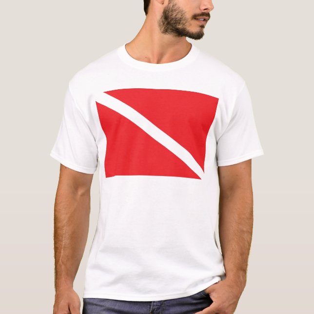 SCUBA Dive Flag Men's T-Shirt (Front)