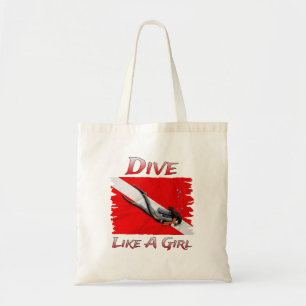 SCUBA Dive Like A Girl Tote Bag