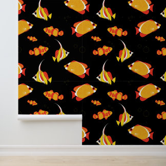 Scuba Dive School Aquarium Fishing Wallpaper
