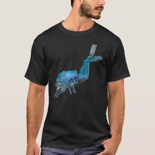 Scuba Dive Scuba Diver Retro Vintage Scuba Diving T-Shirt