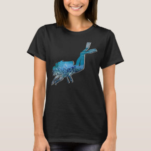Scuba Dive Scuba Diver Retro Vintage Scuba Diving T-Shirt